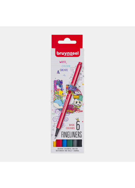BR FINELINER BASIC SET 6