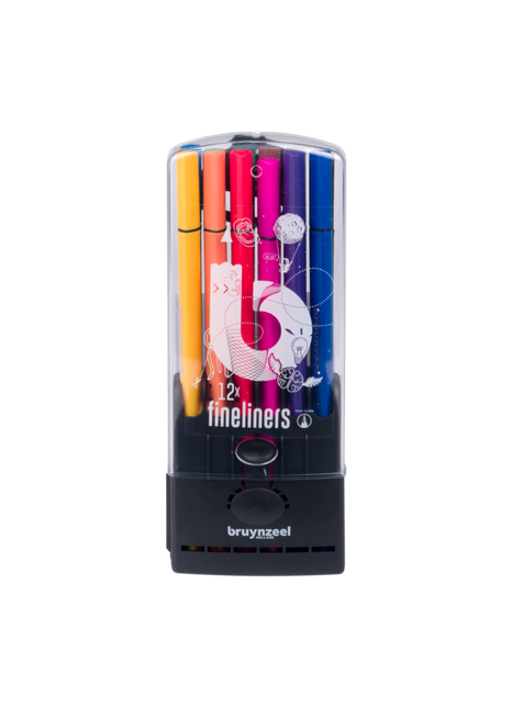 BR FINELINER SET 12 BOX