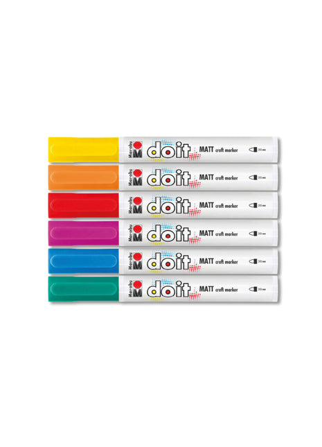 DO IT CRAFT PENNARELLO COLORE ACRILICO SET 6