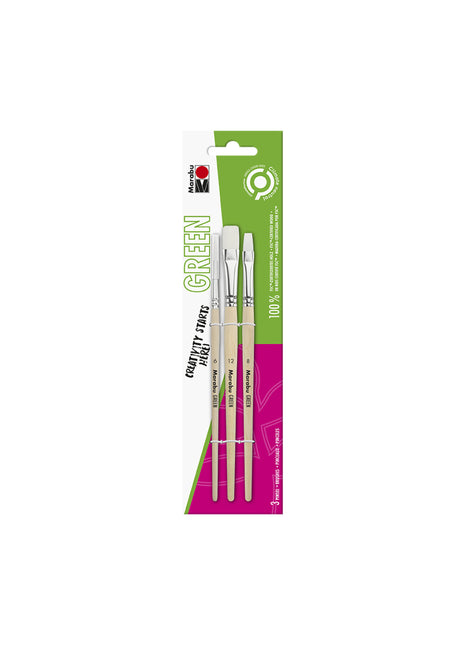 GREEN PENNELLI SET 3