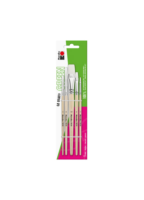GREEN PENNELLI SET 5