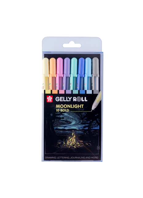 SK GELLY ROLL MOONILIGHT 10 SET PASTEL