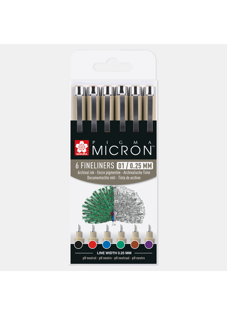 SK PIGMA MICRON 01 SET 6 COLOR