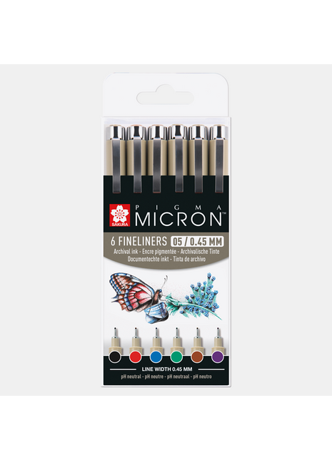 SK PIGMA MICRON 05 SET 6 COLOR