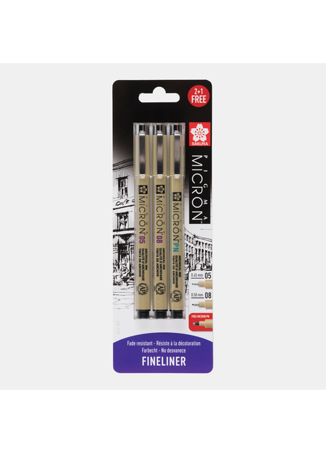 SK PIGMA MICRON 05+08+BRUSH