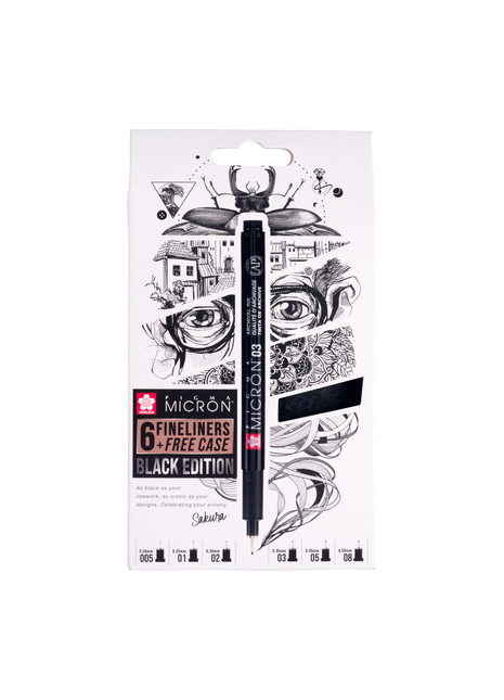 SK PIGMA MICRON BLACK SET 6 CON ASTUCCIO