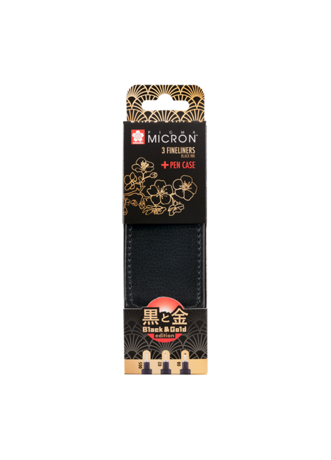 SK PIGMA MICRON BLACK&GOLD SET 3