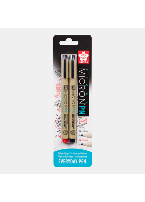 SK PIGMA MICRON PN SET 2 NERO ROSSO