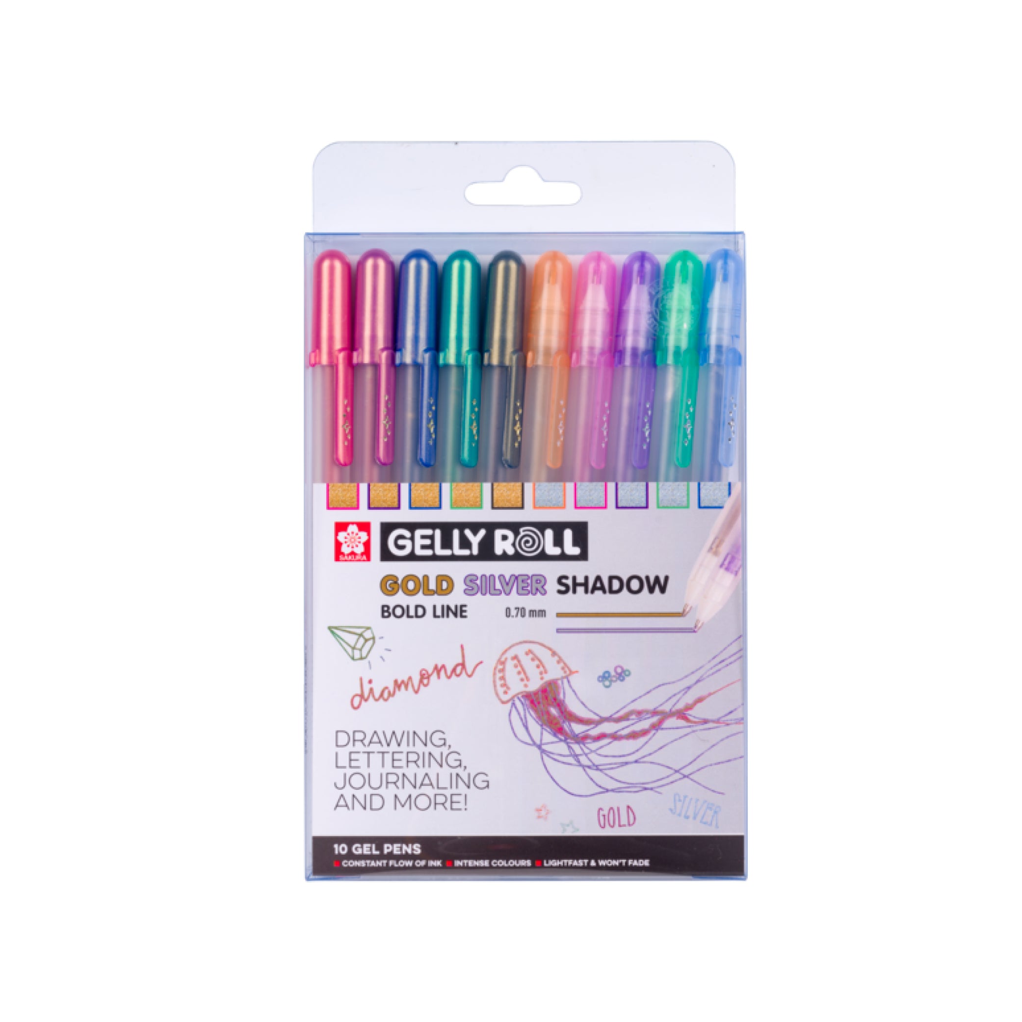 GELLY ROLL - SILVER & GOLD SHADOW