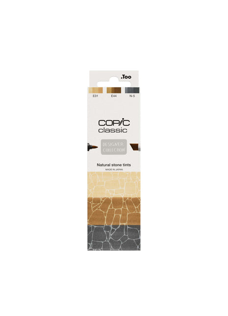 COPIC CLASSIC SET DESIGNER COLLECTION DA 3 - NATURAL STONE