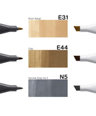 COPIC CLASSIC SET DESIGNER COLLECTION DA 3 - NATURAL STONE