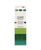 COPIC CLASSIC SET DESIGNER COLLECTION DA 3 - EVERGREEN