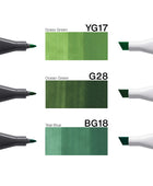 COPIC CLASSIC SET DESIGNER COLLECTION DA 3 - EVERGREEN