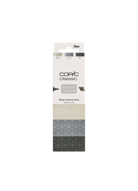 COPIC CLASSIC SET DESIGNER COLLECTION DA 3 - DEEP VOLUME