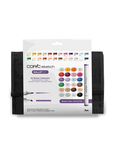 COPIC CLASSIC Wallet SET da 24 - Starter Collection