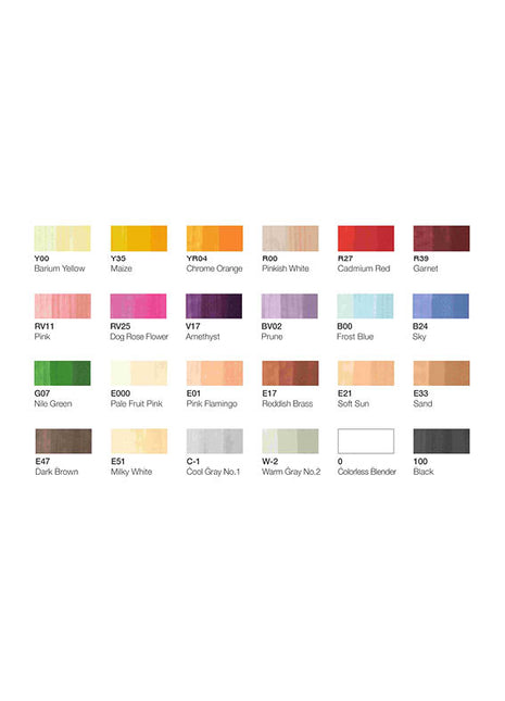 COPIC CLASSIC Wallet SET da 24 - Starter Collection