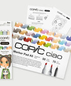 COPIC CIAO Starter SET LAYER & MIX - NATURAL - Selezione MANGA