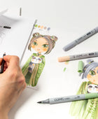 COPIC CIAO Starter SET LAYER & MIX - NATURAL - Selezione MANGA