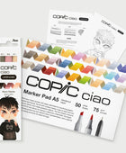 COPIC CIAO Starter SET LAYER & MIX - WARM - Selezione MANGA