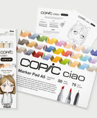 COPIC CIAO Starter SET LAYER & MIX - MELLOW - Selezione MANGA