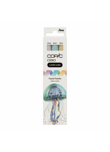COPIC CIAO SET LAYER & MIX DA 3 - PASTEL