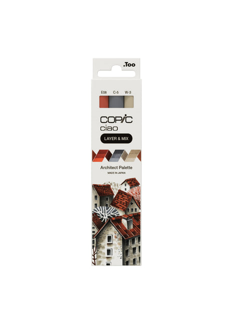 COPIC CIAO SET LAYER & MIX DA 3 - ARCHITECT