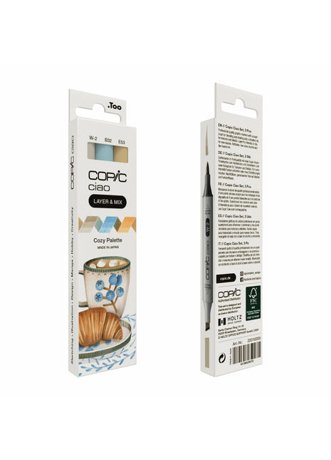 COPIC CIAO SET LAYER & MIX DA 3 - COZY