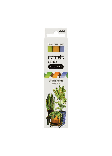 COPIC CIAO SET LAYER & MIX DA 3 - BOTANIC