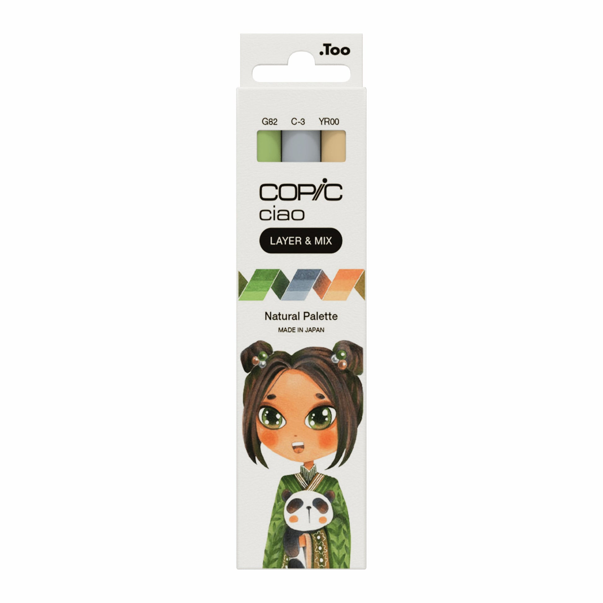 COPIC CIAO Starter SET LAYER & MIX - NATURAL - Selezione MANGA