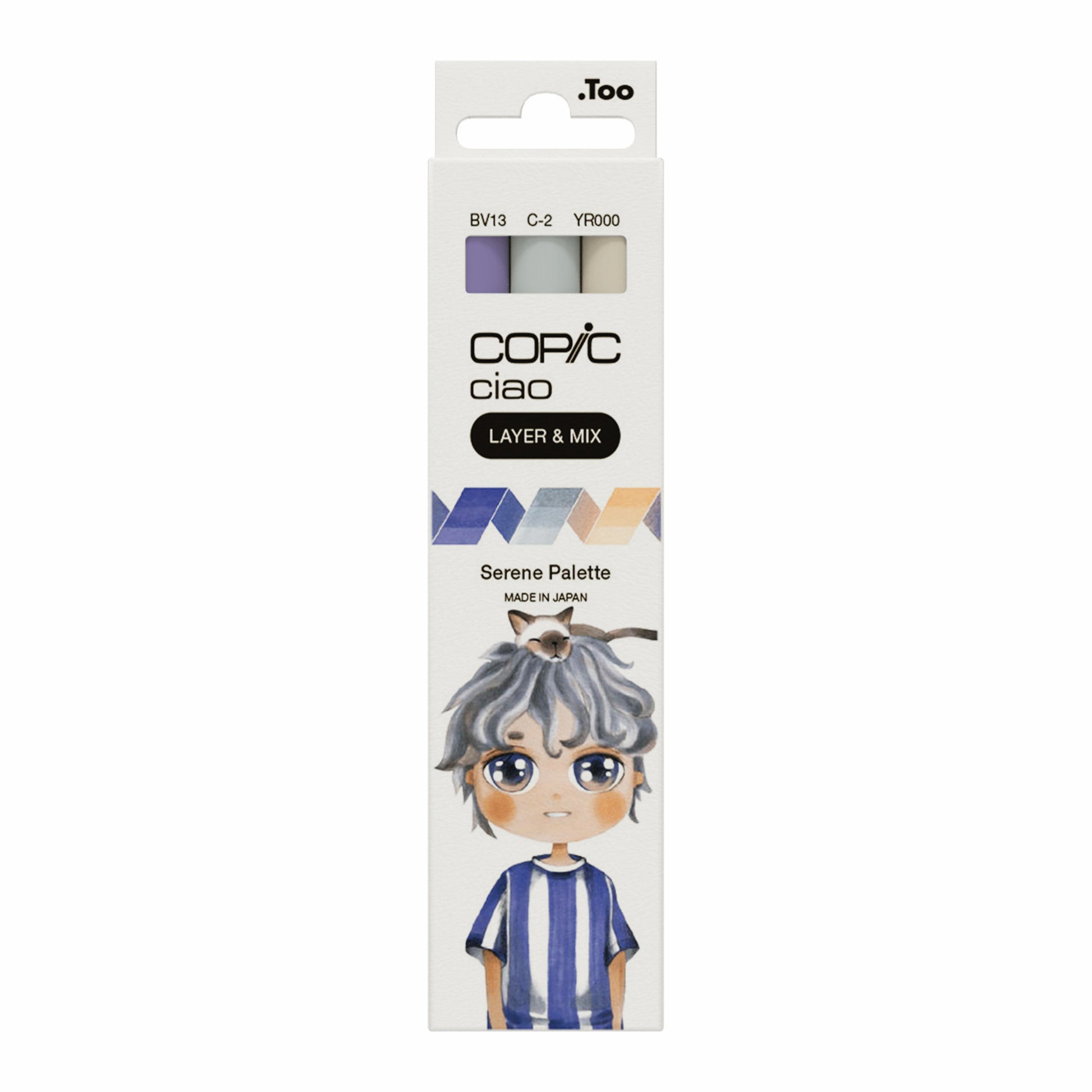 COPIC CIAO Starter SET LAYER & MIX - SERENE - Selezione MANGA