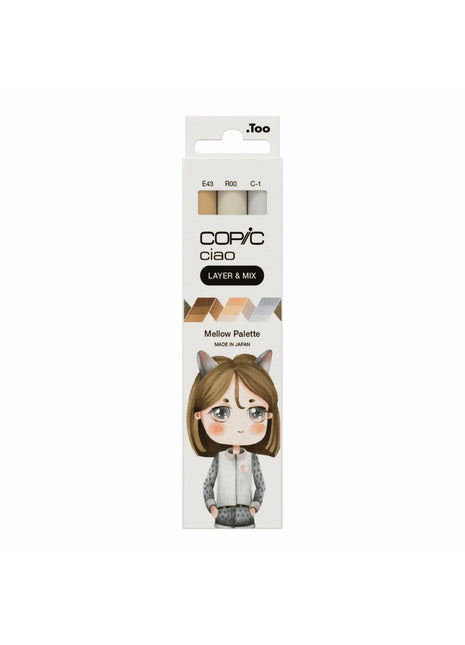 COPIC CIAO SET LAYER & MIX DA 3 - MELLOW - Selezione MANGA