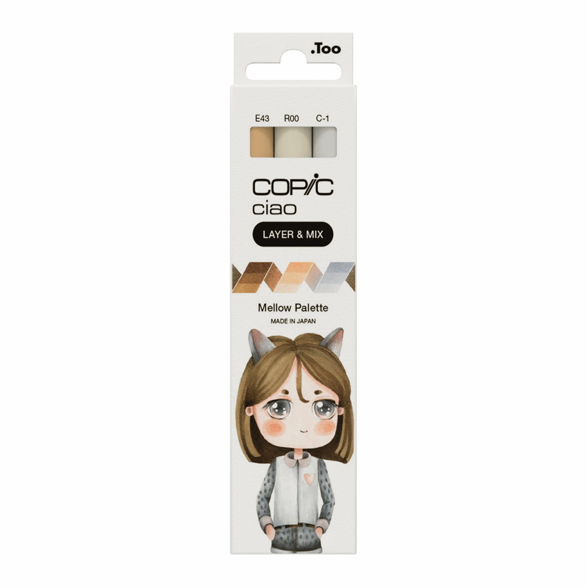 COPIC CIAO SET LAYER & MIX DA 3 - MELLOW - Selezione MANGA