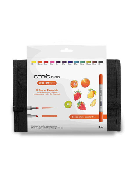COPIC CIAO Wallet SET da 12 - Starter Essential