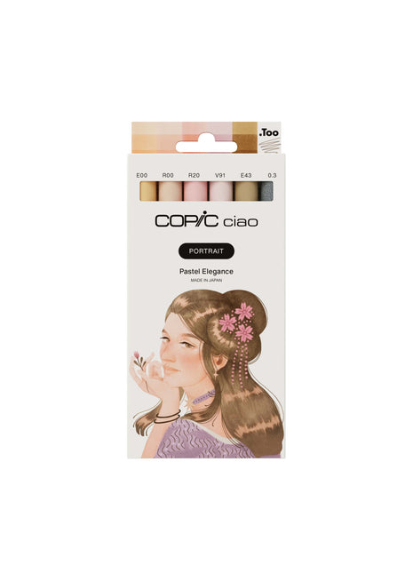 COPIC CIAO SET PORTRAIT COLLECTION DA 6 - Pastel Elegance