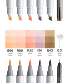 COPIC CIAO SET PORTRAIT COLLECTION DA 6 - Pastel Elegance