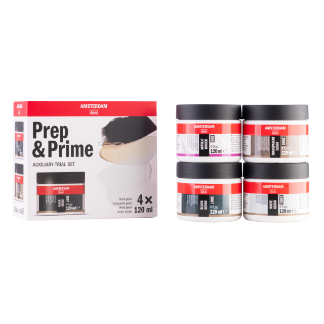 AMSTERDAM SET MEDIUM Prepara e Uniforma| 4 x 120 ml