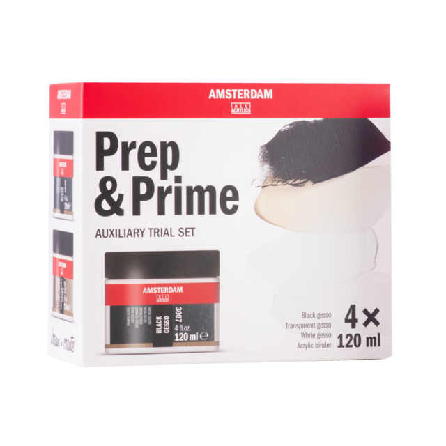 AMSTERDAM SET MEDIUM Prepara e Uniforma| 4 x 120 ml
