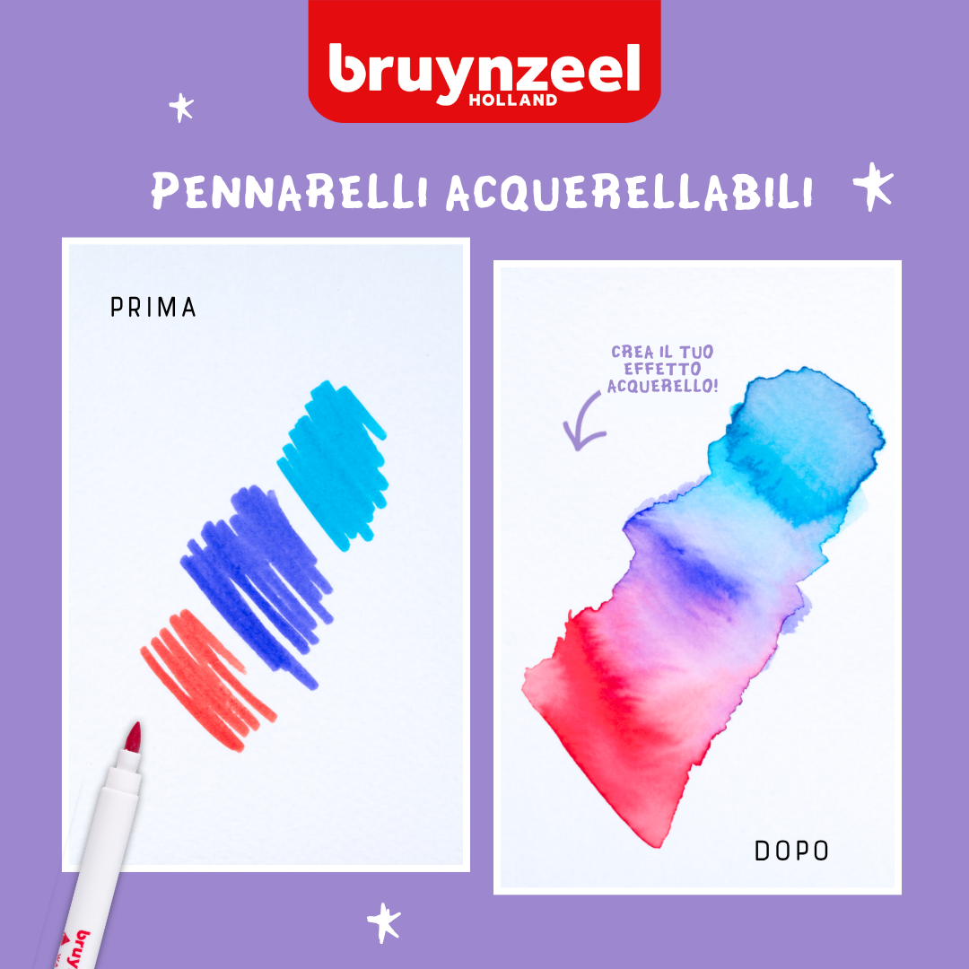 Bruynzeel Pennarelli acquerellabili set 12