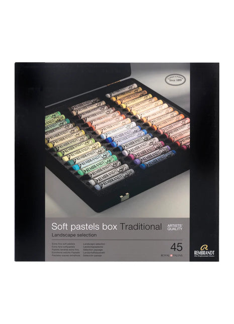 REMBRANDT SOFT PASTEL TRADITIONAL BOX 45 PAESAGGI