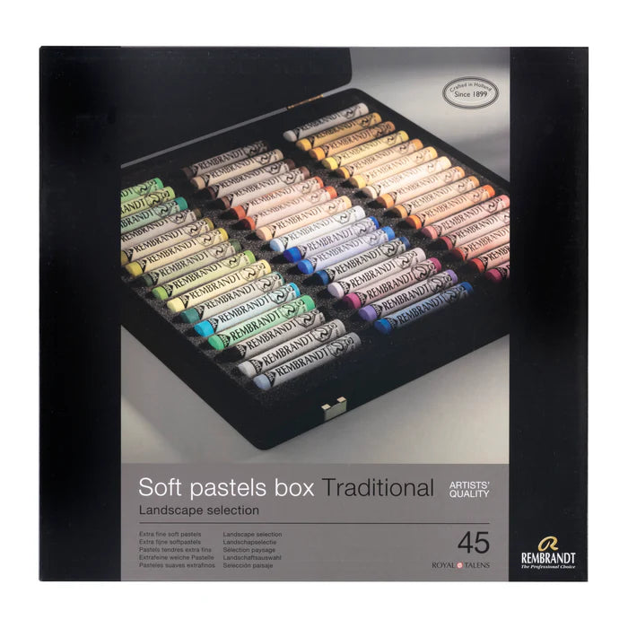 REMBRANDT SOFT PASTEL TRADITIONAL BOX 45 PAESAGGI