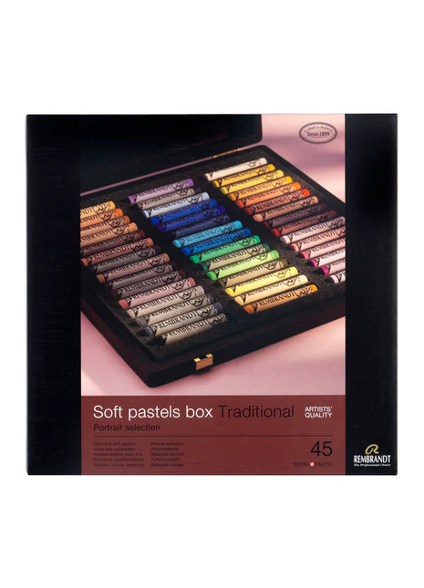 REMBRANDT SOFT PASTEL TRADITIONAL BOX 45 RITRATTI