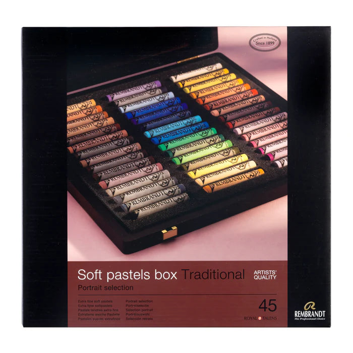 REMBRANDT SOFT PASTEL TRADITIONAL BOX 45 RITRATTI