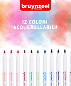Bruynzeel Pennarelli acquerellabili set 12