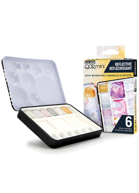 QOR MEZZO GODET COLORI IRIDESCENTI SET 6+6