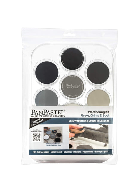 PP sfumature grigio, polvere e fuliggine set 7