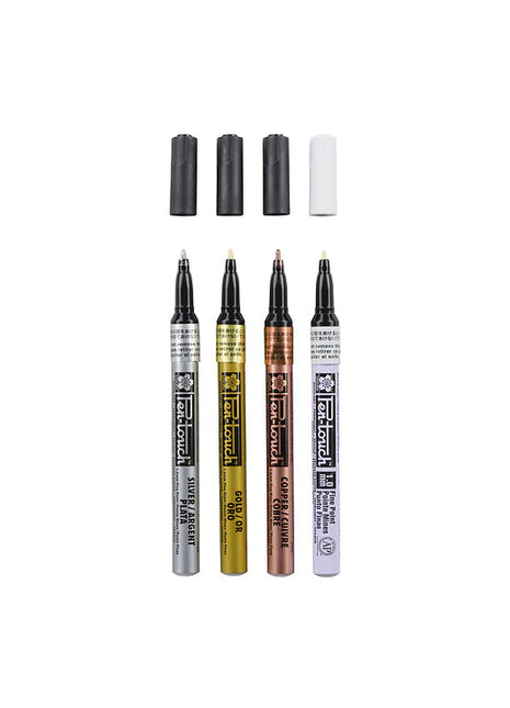SK PEN-TOUCH FINE METALLIC SET 4