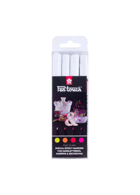 PEN-TOUCH FINE FLUO SET 4
