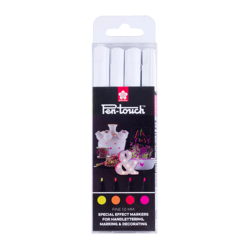 PEN-TOUCH FINE FLUO SET 4