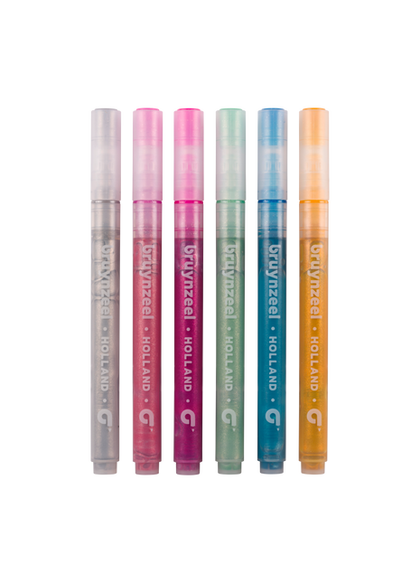 Bruynzeel Pennarelli Glitter set 6