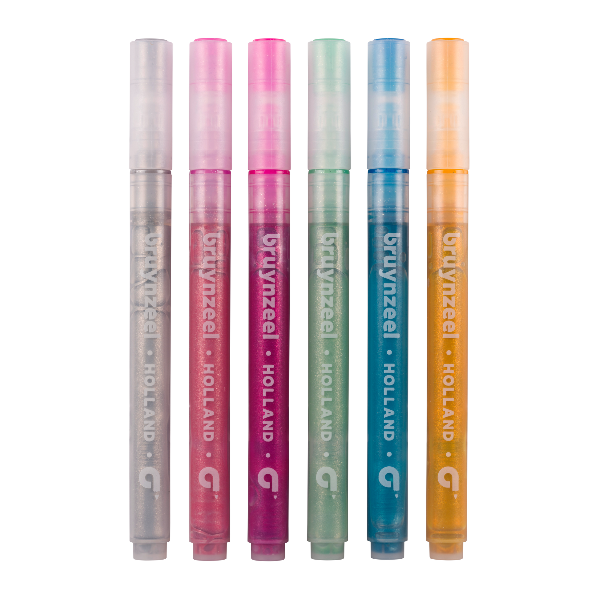 Bruynzeel Pennarelli Glitter set 6